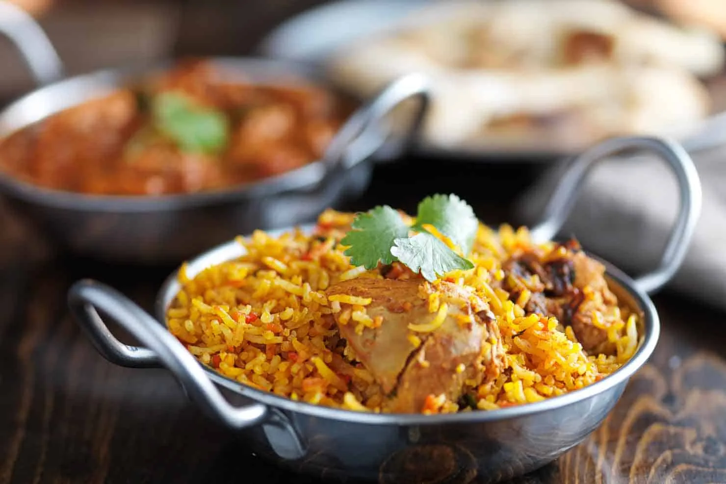 Indian menu selection